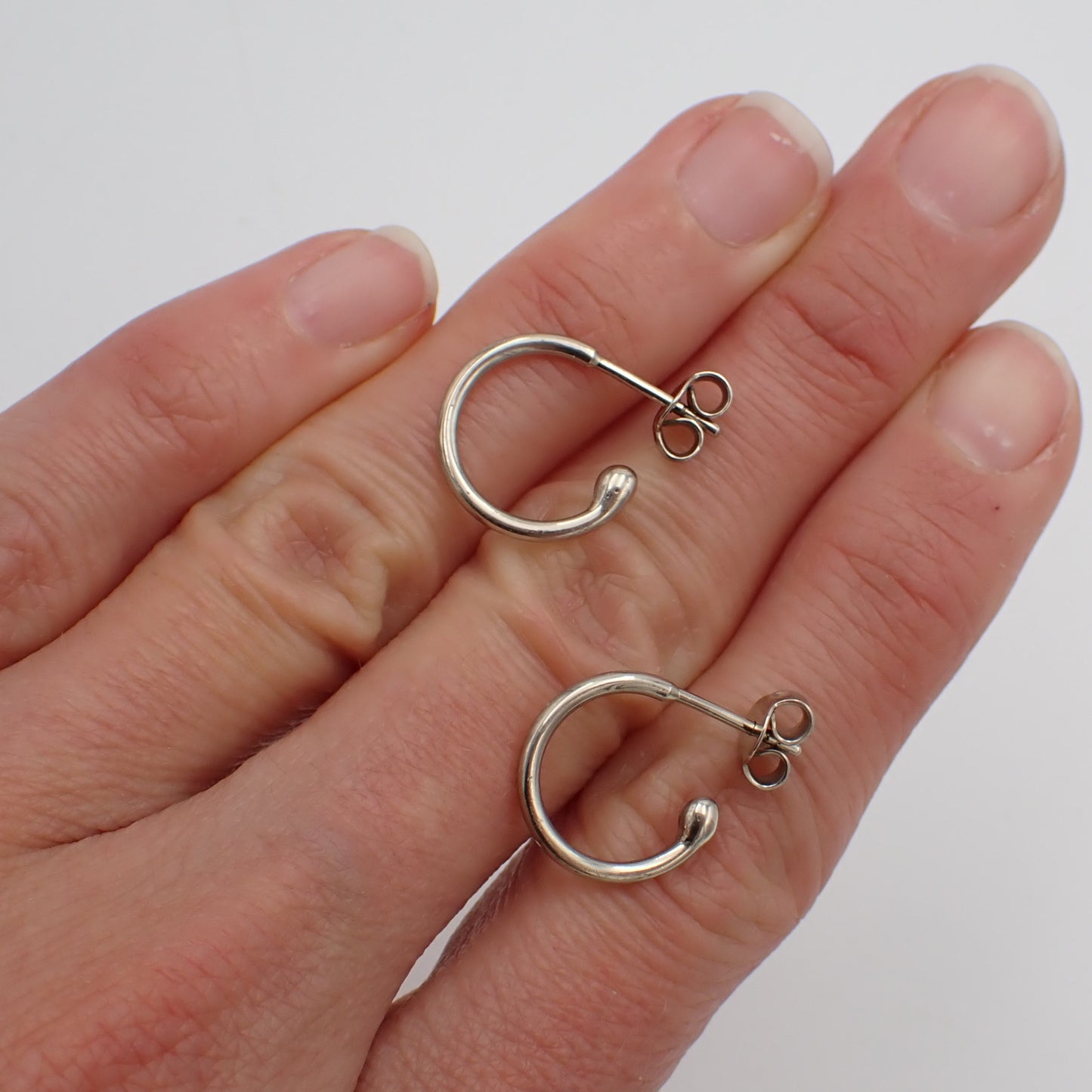 Hoop Earrings - 12mm Studs
