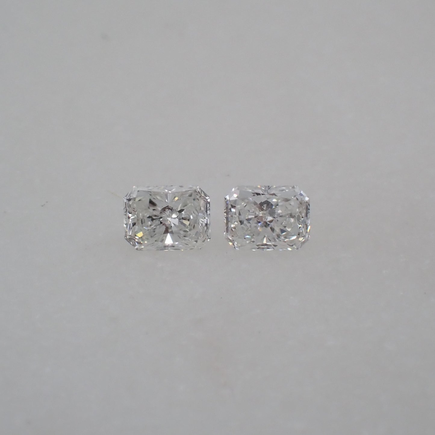 Antique Diamond Pair - Radiant Cut 0.18ct