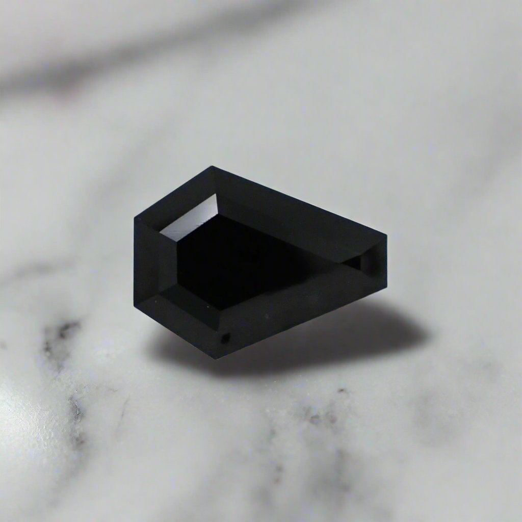 Australian Black Spinel - Coffin Step Cut 1.63ct