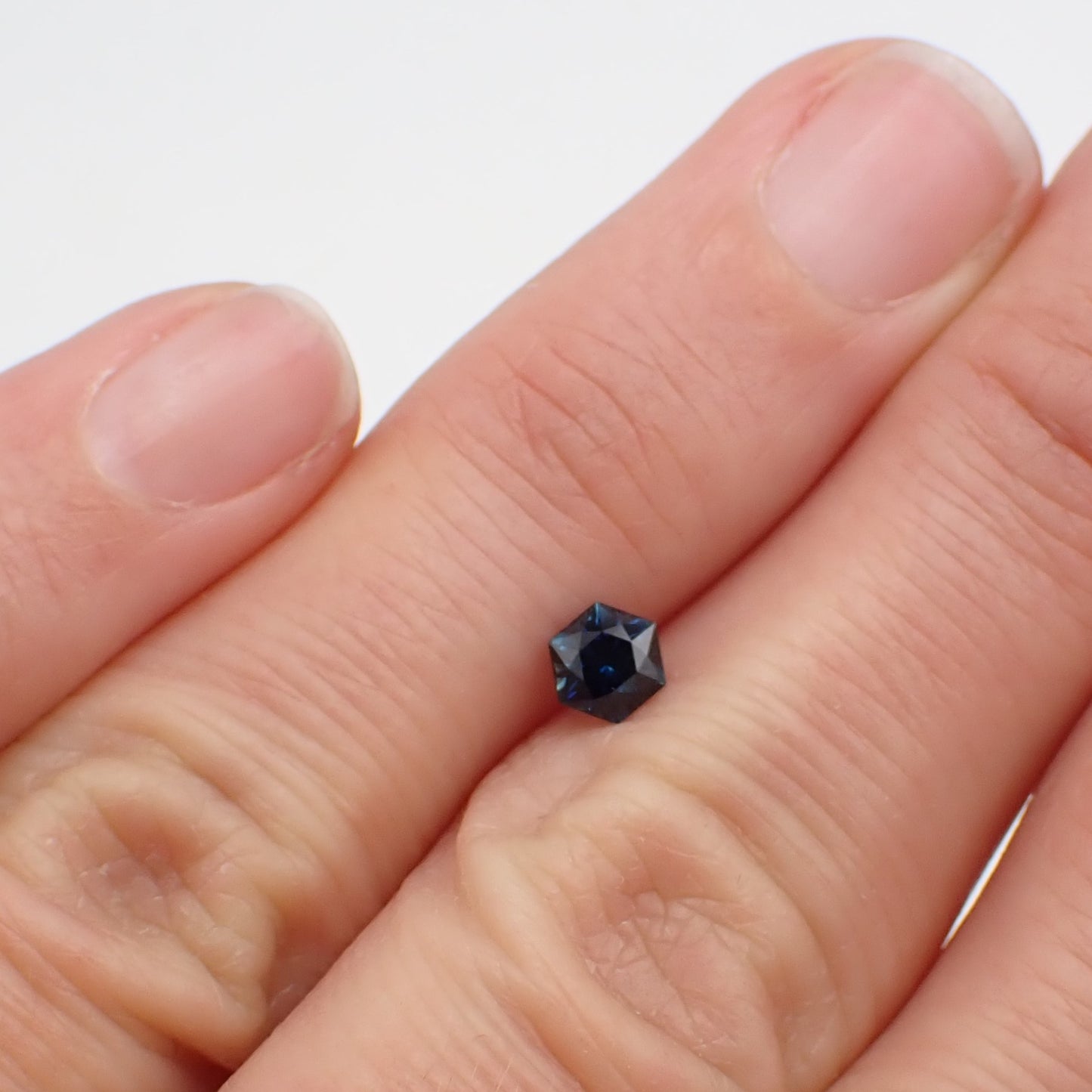 Australian Blue Sapphire - Hexagon Cut 0.47ct