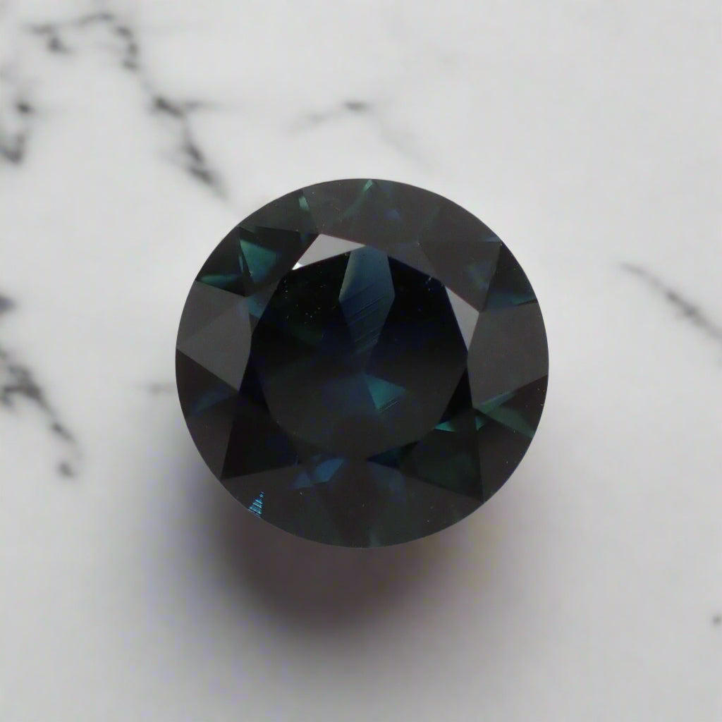 Australian Blue Sapphire - Round Cut 1.37ct