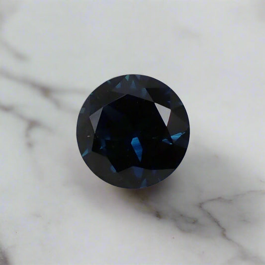 Australian Blue Sapphire - Round Cut 1.00ct