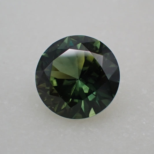 Australian Green Sapphire - Round 1.36ct