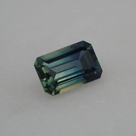 Australian Parti Sapphire - Emerald Cut 0.75ct