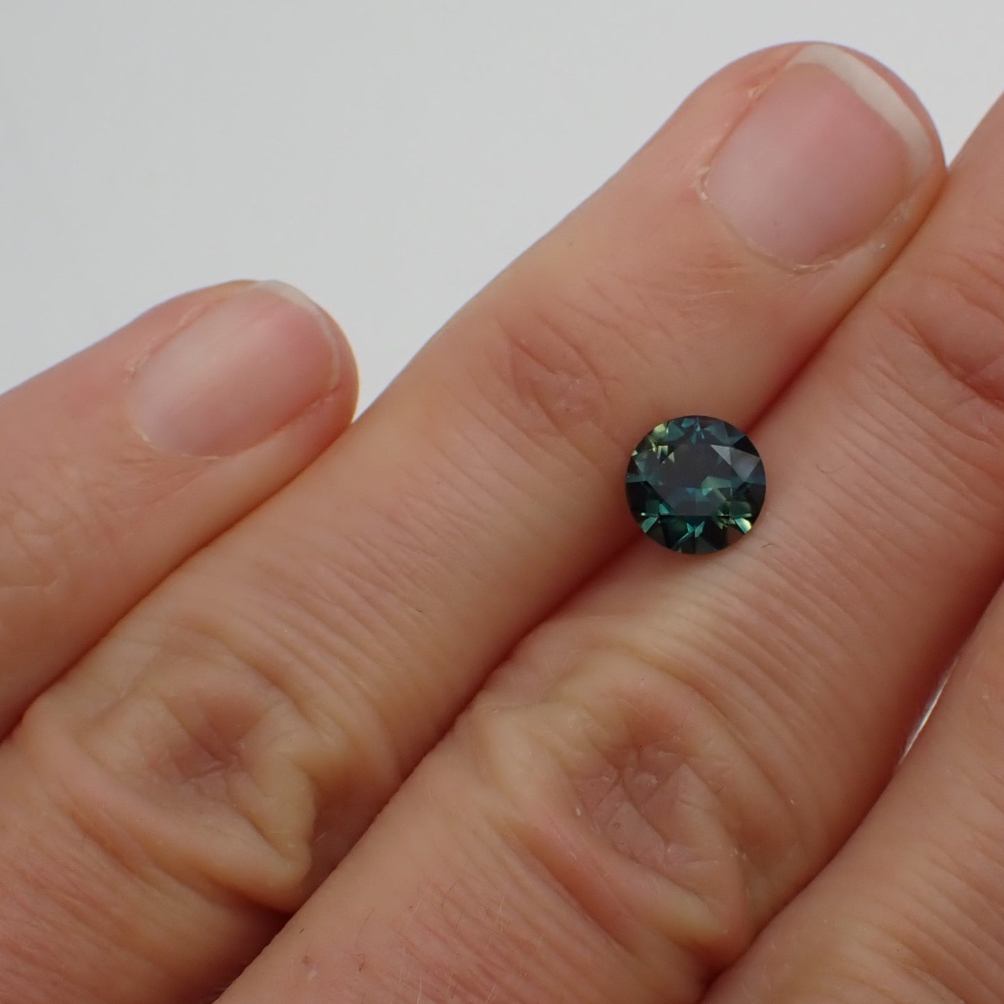 Australian Blue Parti Sapphire - Round Cut 1.40ct