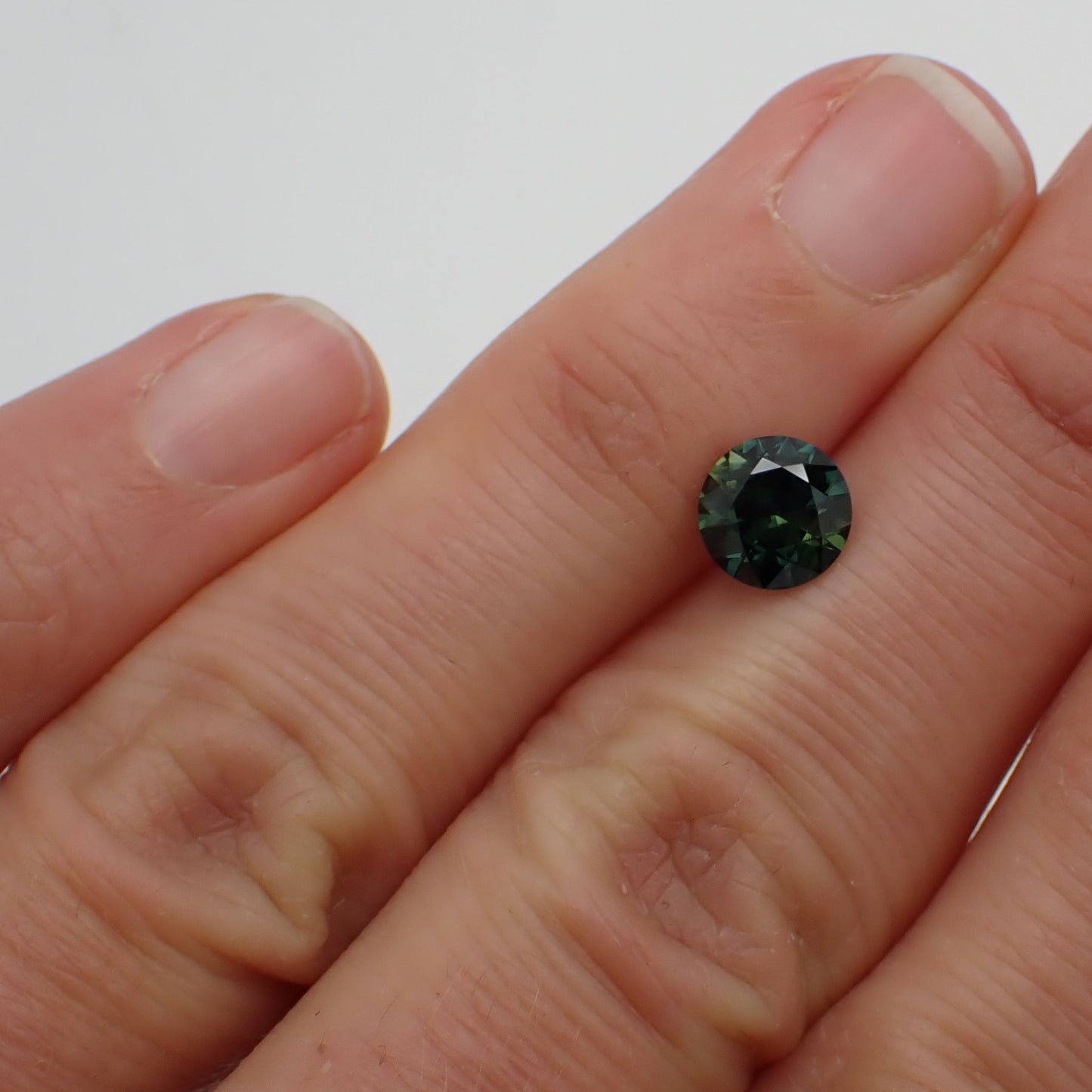 Australian Blue Parti Sapphire - Round Cut 1.43ct