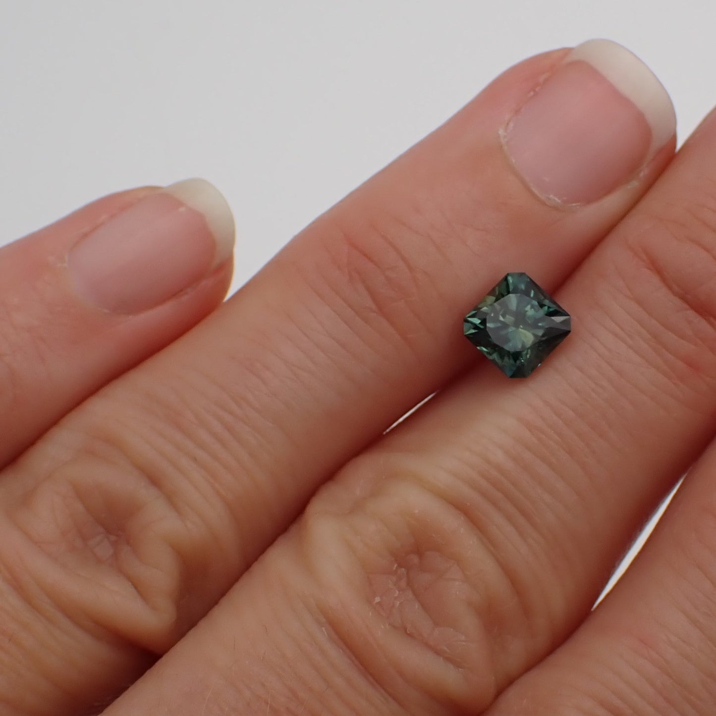 Australian Parti Sapphire - Square Radiant Cut 1.37ct