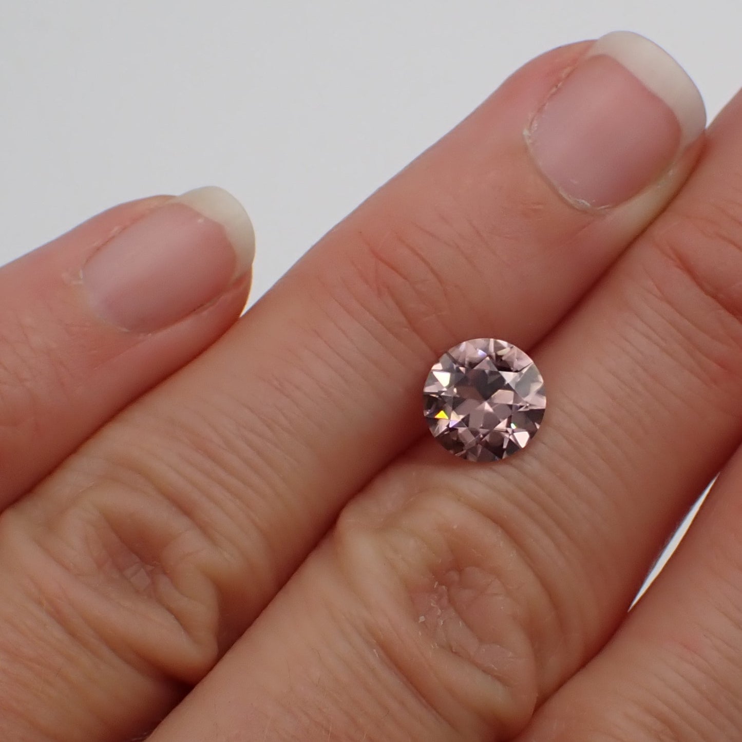 Australian Pink Zircon - Round Cut 2.35ct