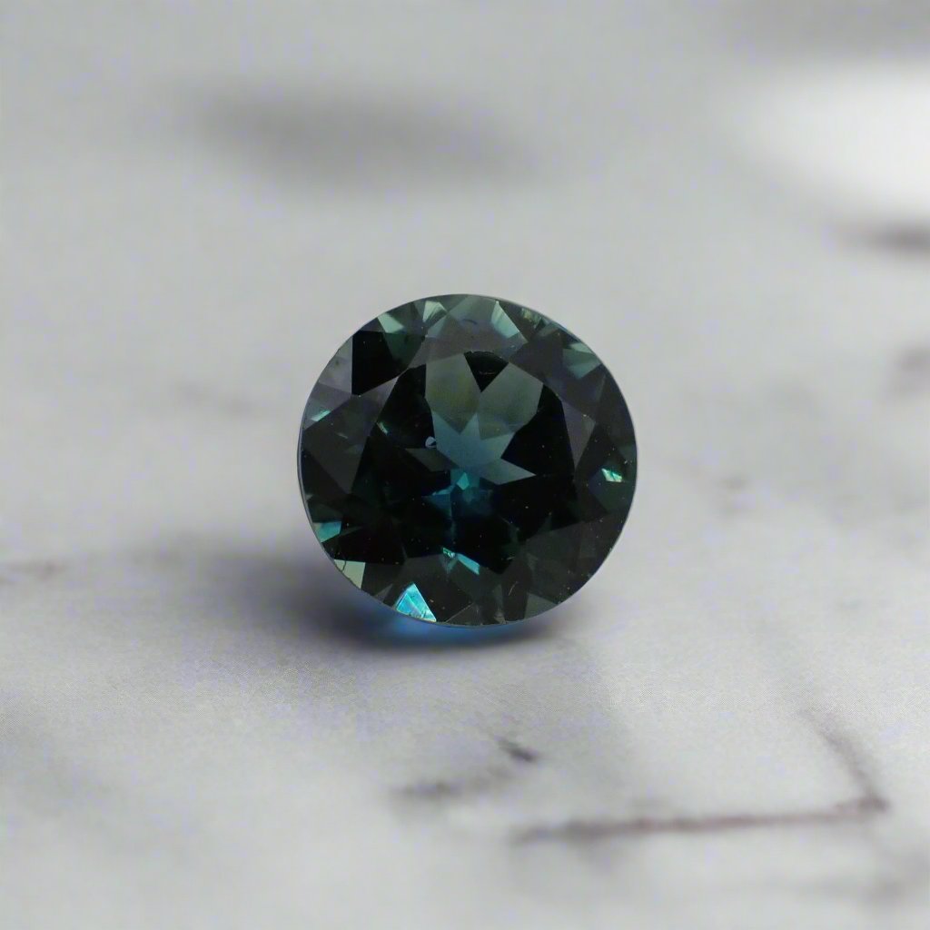 Australian Blue Sapphire - Round Cut 0.59ct