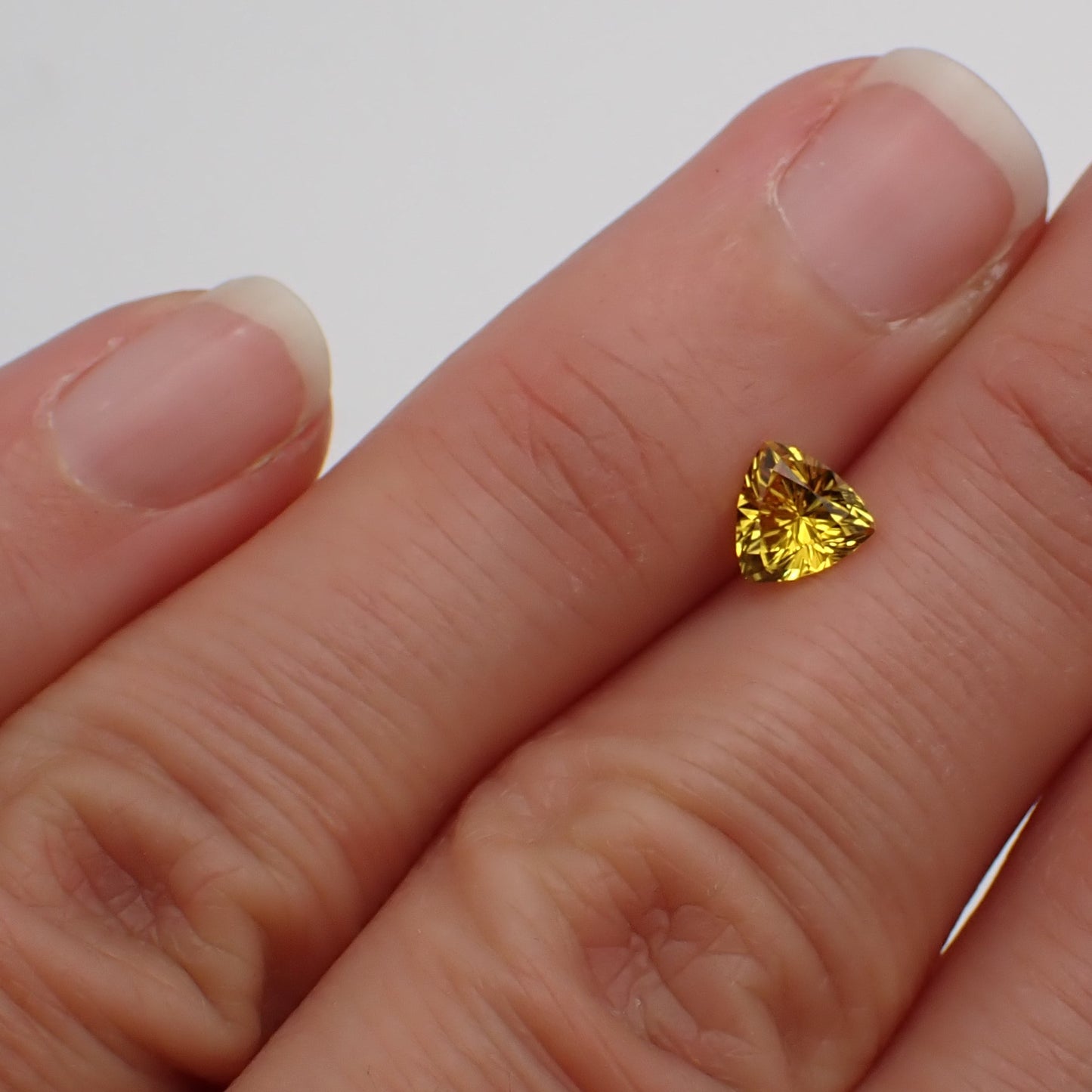 Australian Yellow Sapphire - Trilliant Cut 0.68ct