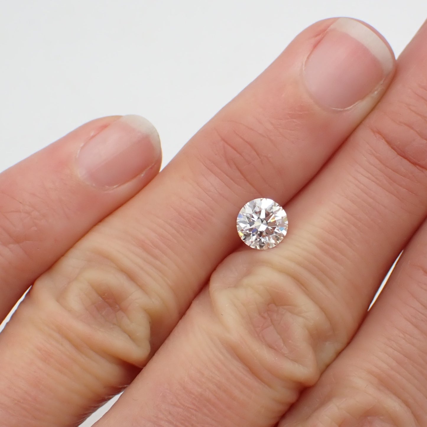 Lab Grown Diamond - Round Brilliant Cut 0.90ct