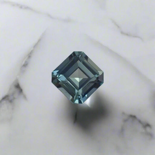 Madagascan Blue Sapphire - Asscher Cut 0.52ct