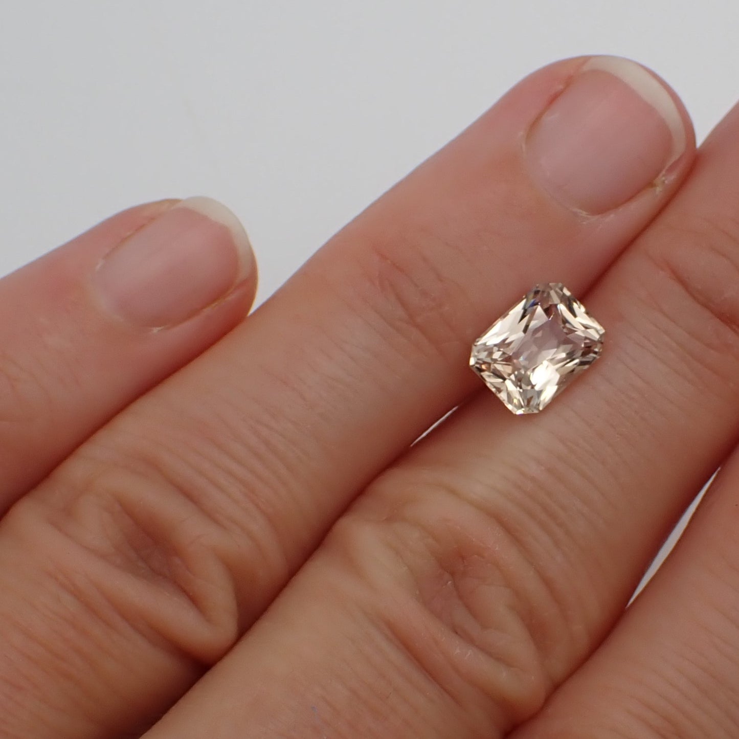 Madagascan Peach Sapphire - Radiant Cut 2.29ct
