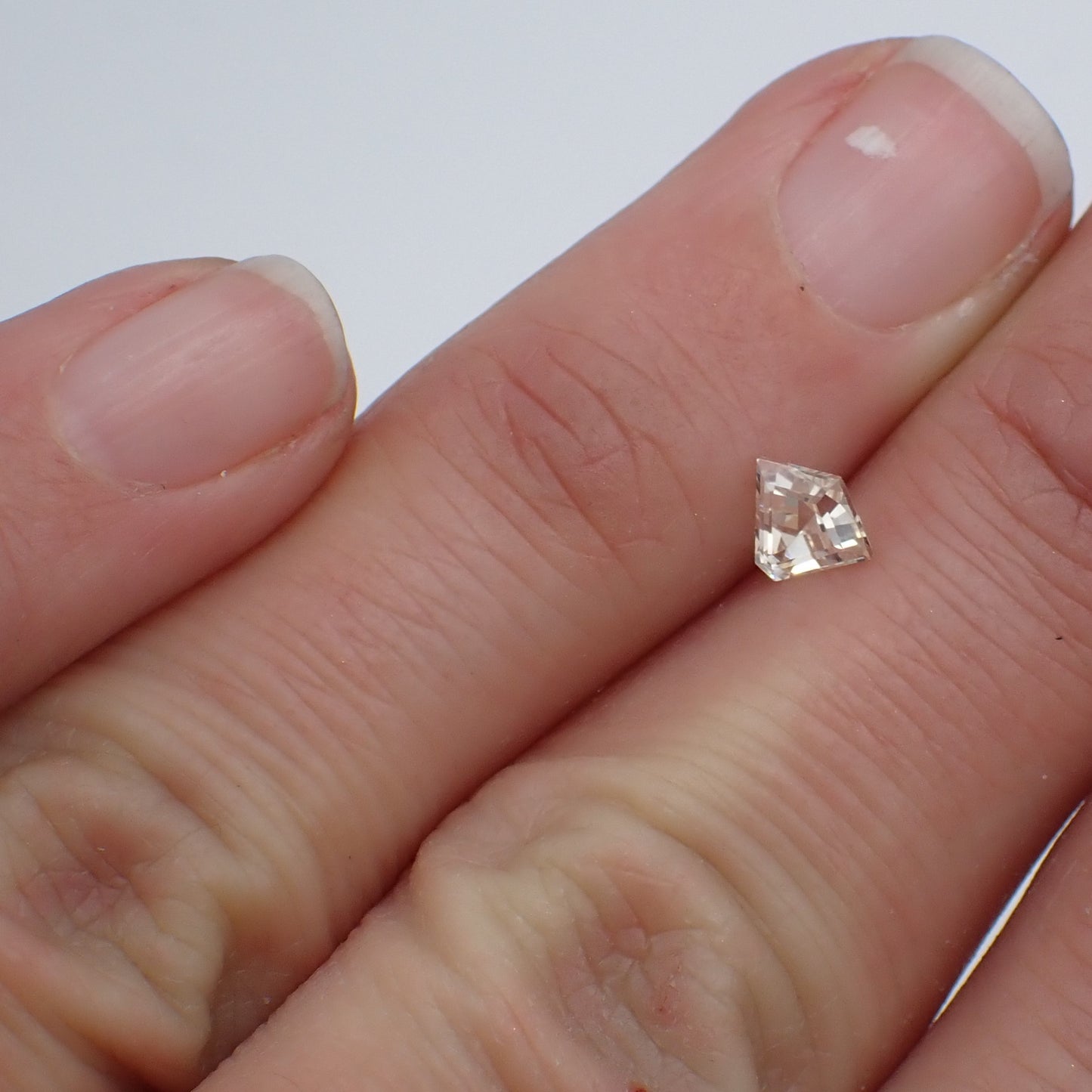 Madagascar Peach Sapphire - Kite Step Cut 0.57ct