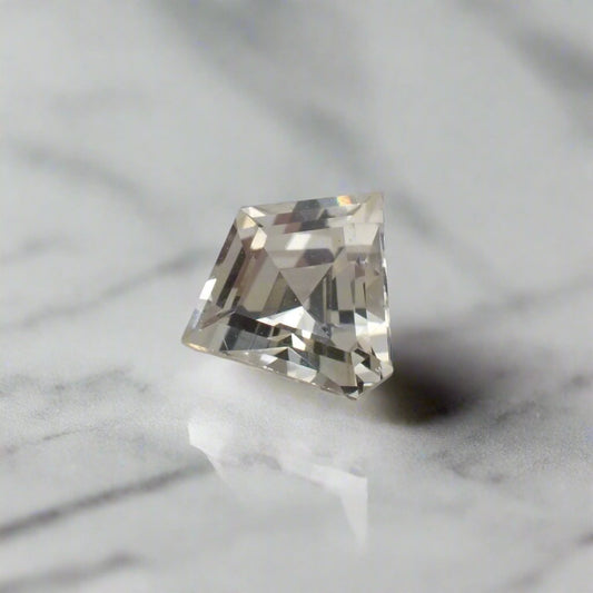 Madagascar Peach Sapphire - Kite Step Cut 0.57ct