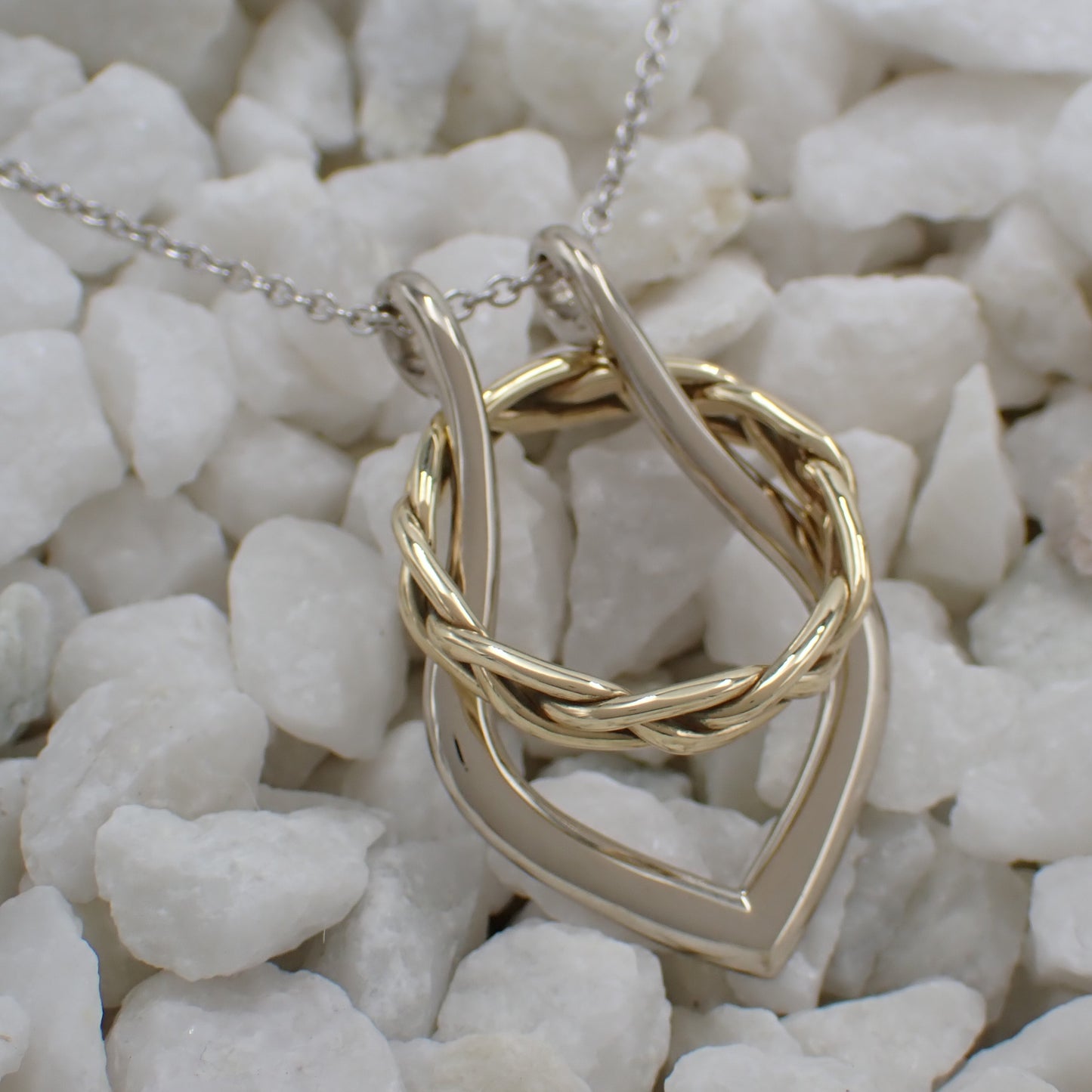 Necklace 9K Gold - Wearable Ring Holder