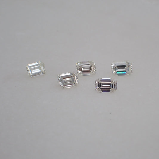 Recycled Diamond Set - Emerald Cut 0.69ct