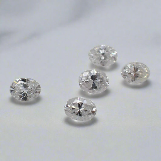 Recycled Diamond Set - Oval Cut 0.73ct