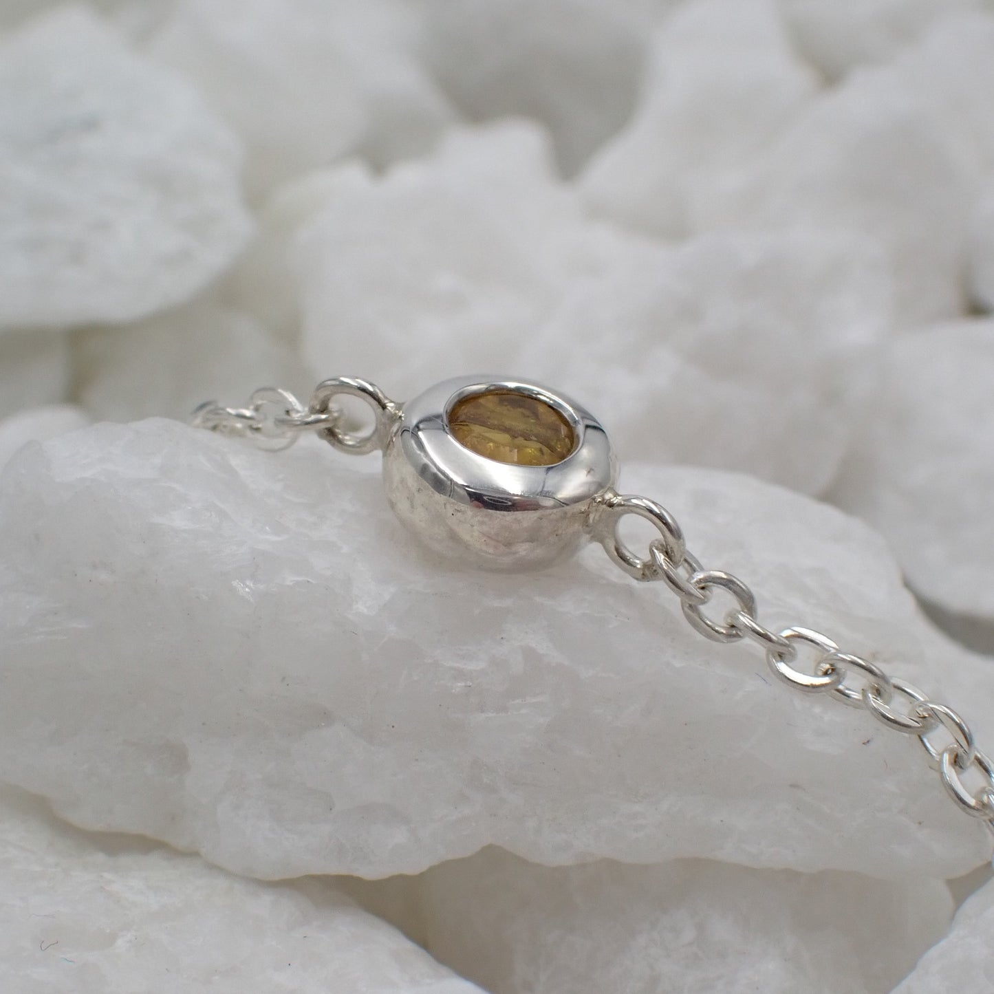 Songea Yellow Sapphire Bracelet - Sterling Silver