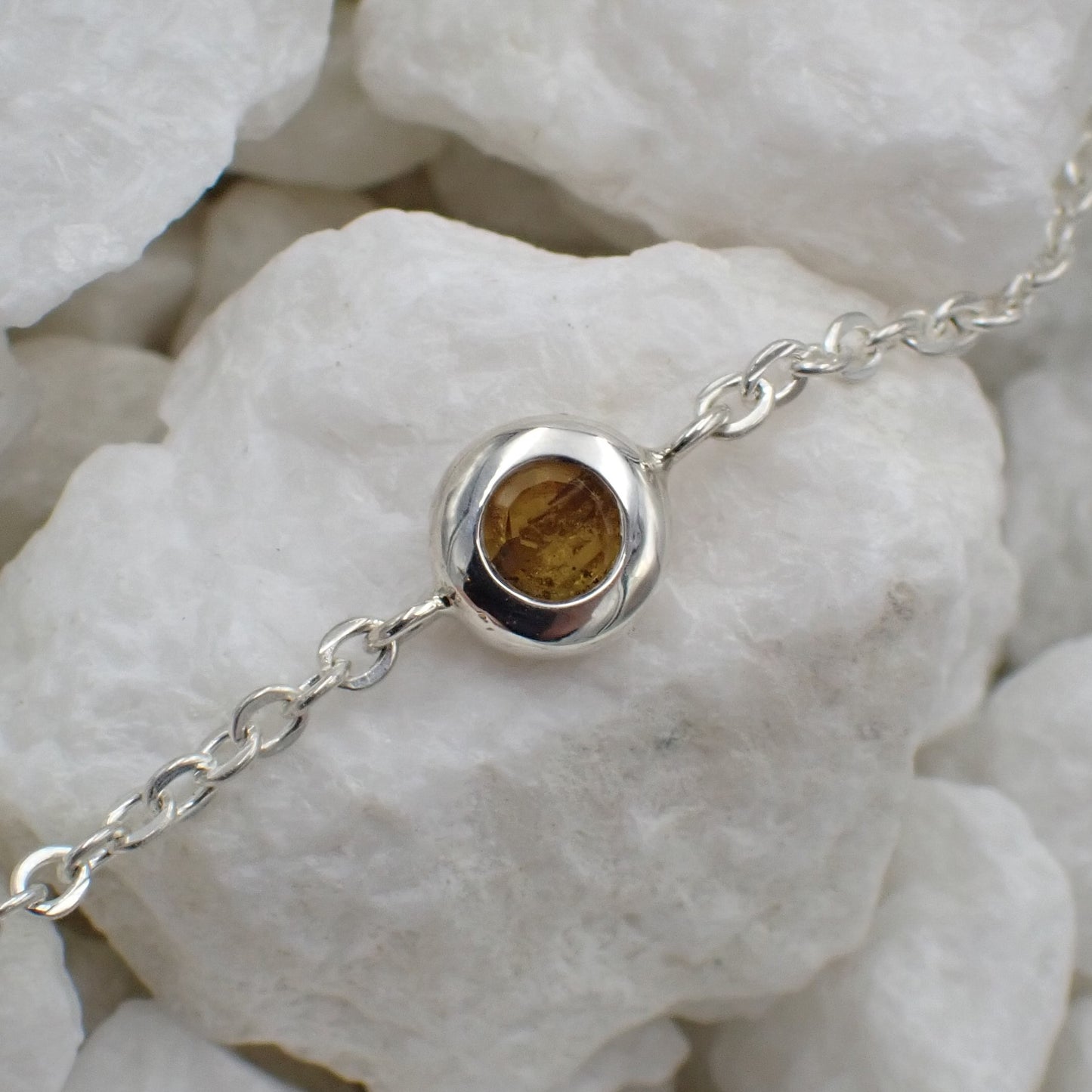 Songea Yellow Sapphire Bracelet - Sterling Silver