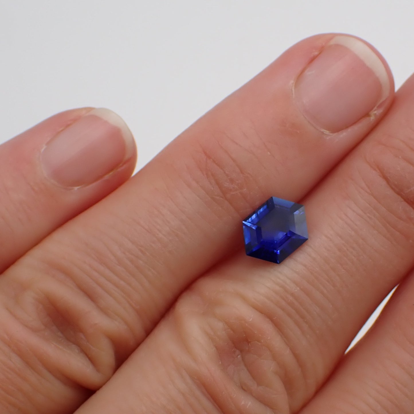 Sri Lankan Blue Sapphire - Elongated Hexagon 1.38ct