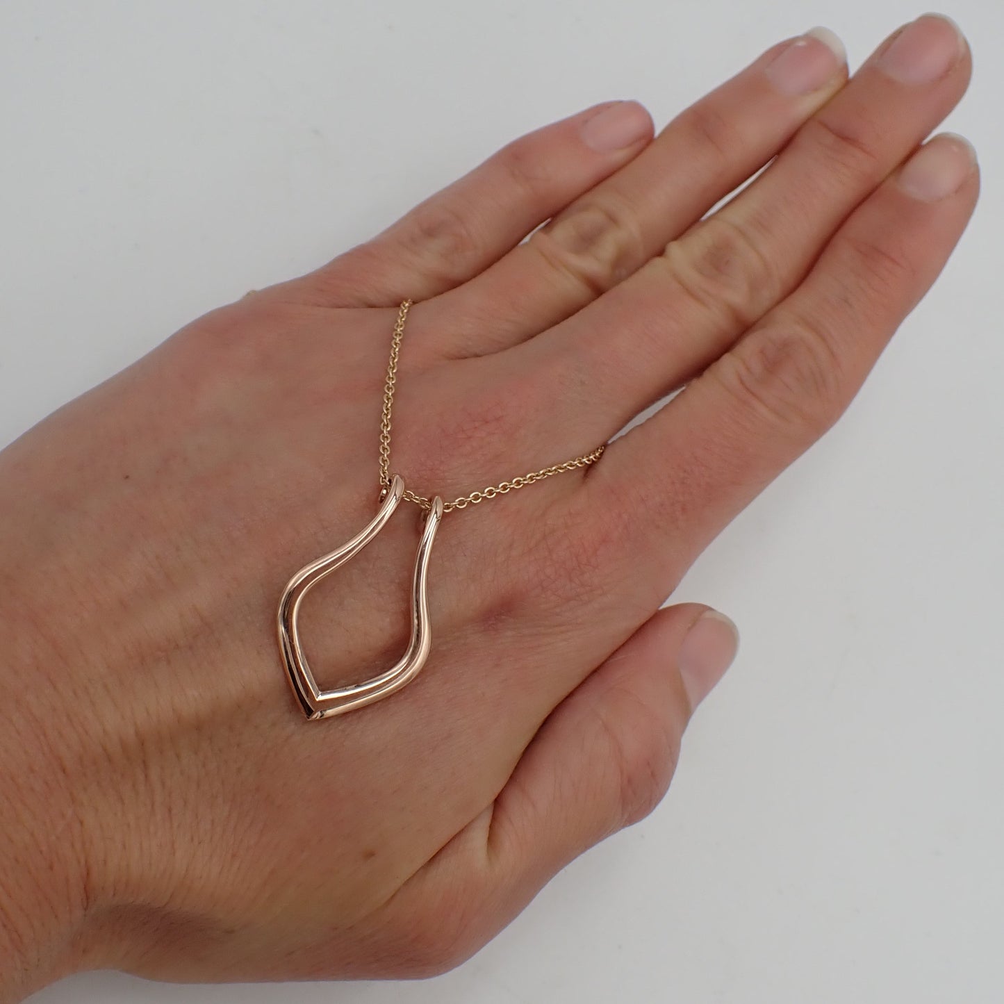 Necklace 9K Gold - Wearable Ring Holder