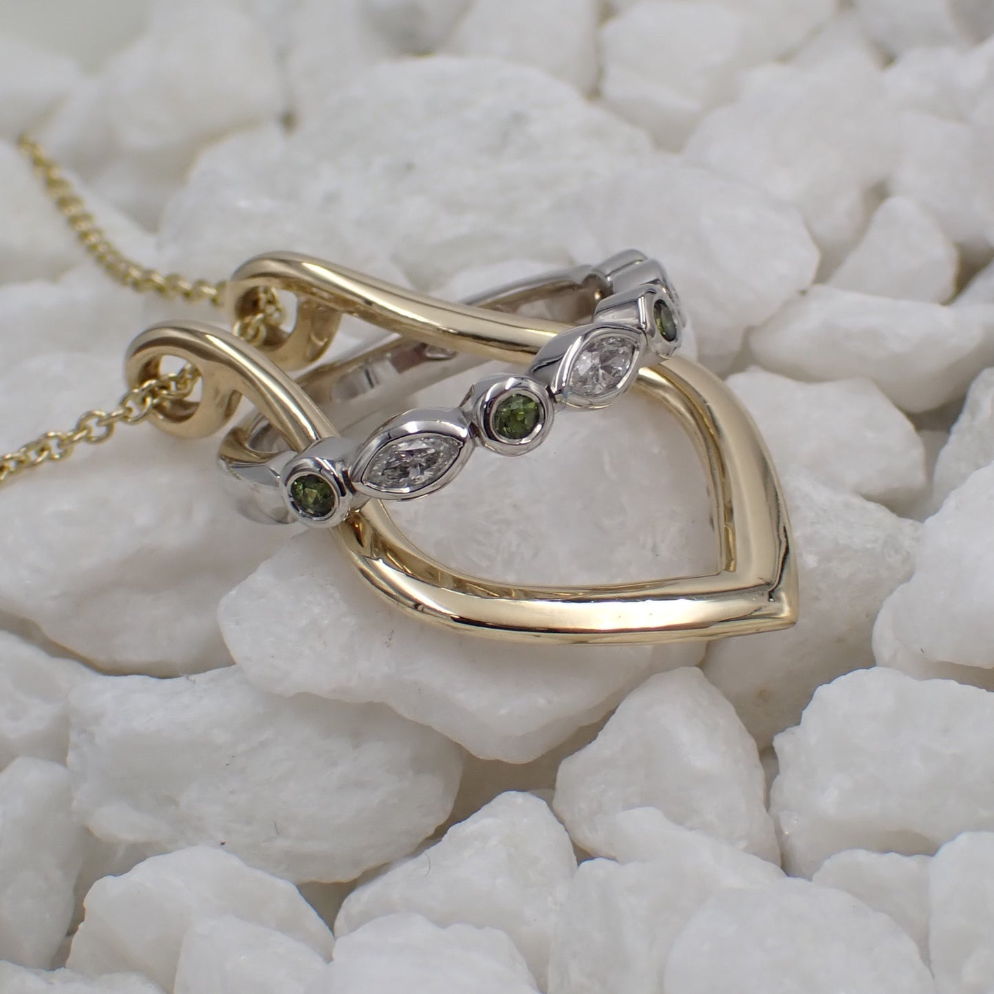 Necklace 9K Gold - Wearable Ring Holder