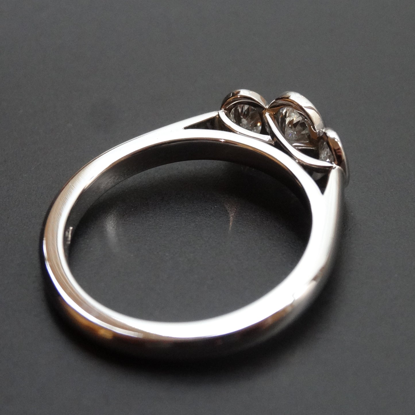 Oval Diamond Engagement Ring - Trilogy