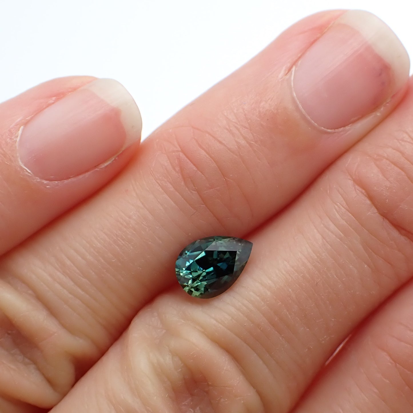 Australian Teal Sapphire - Pear Cut 1.33ct
