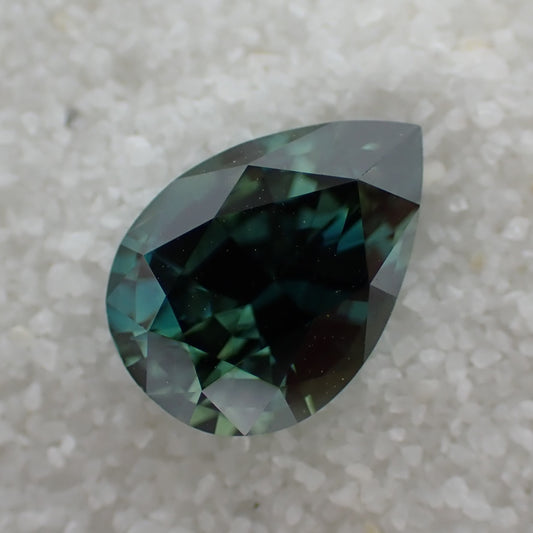 Australian Teal Sapphire - Pear Cut 1.33ct