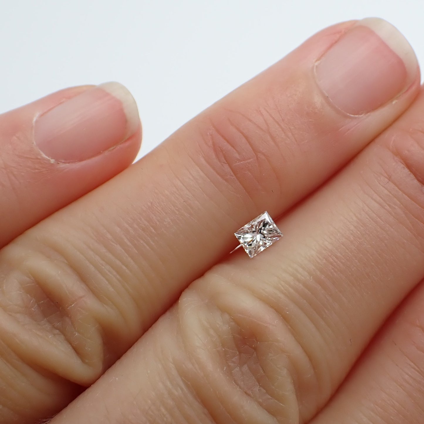 Recycled Diamond - Rectangular Princess Cut - 0.26ct