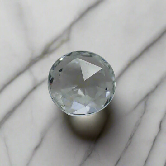 Sri Lankan White Sapphire - Rose Cut
