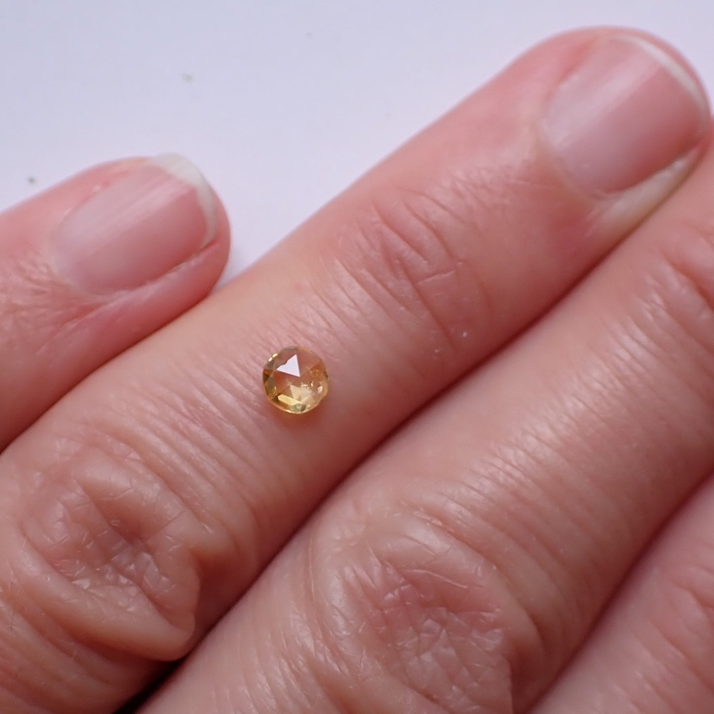 Sri Lankan Yellow Sapphire - Rose Cut