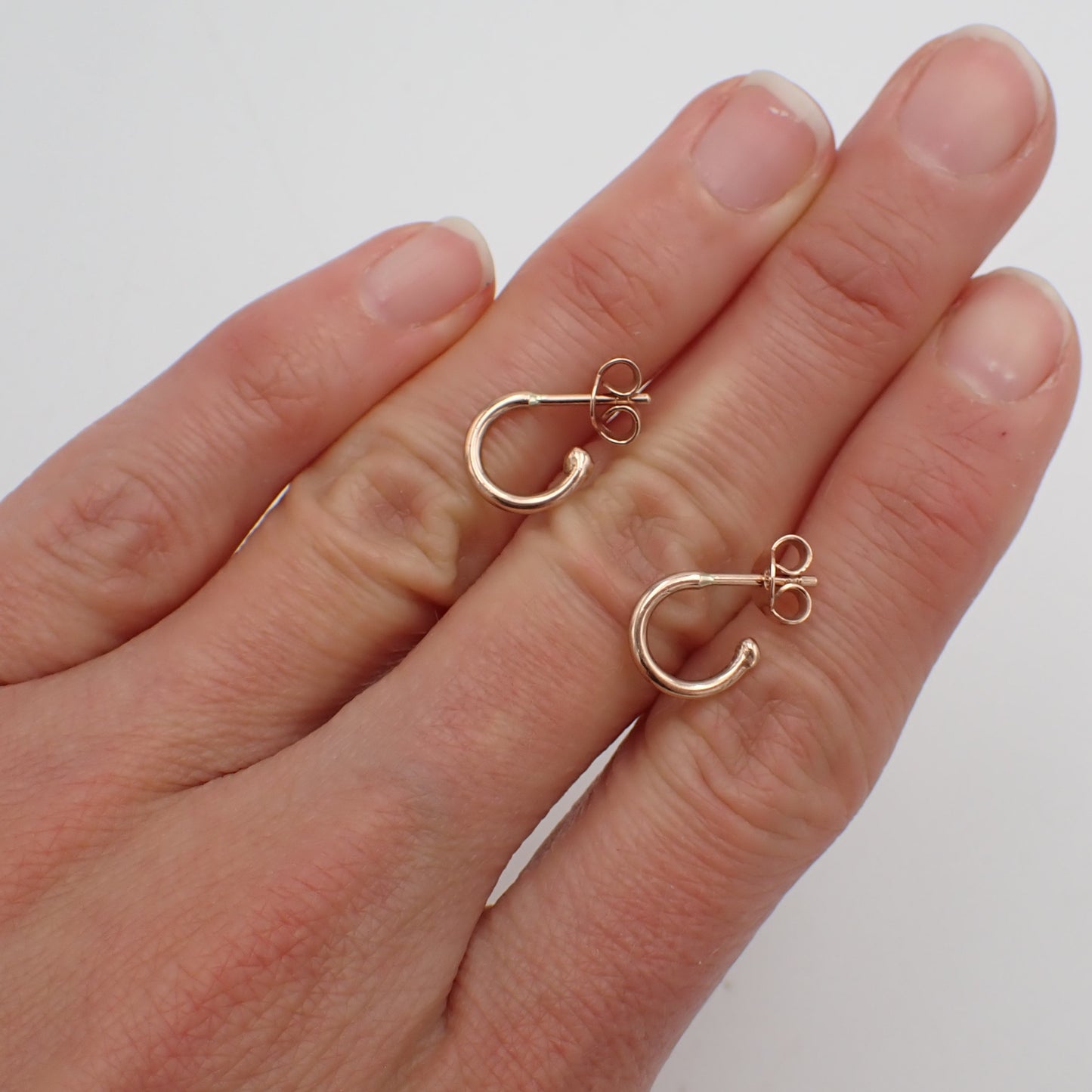 Hoop Earrings - 7mm Studs