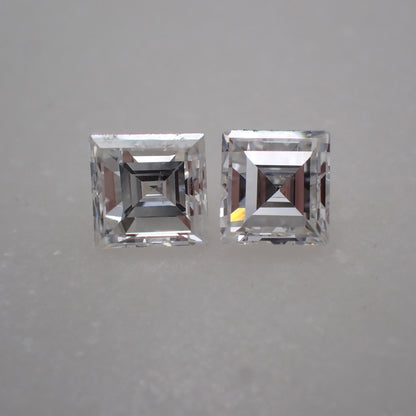 Antique Diamond Pair - Carre Cut 0.47ct
