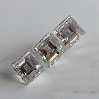 Antique Diamond Set - Carre Cut 0.86ct