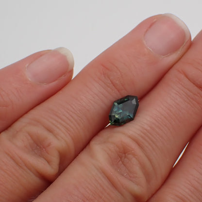 Australian Blue Parti Sapphire - Elongated Octagon 1.42ct