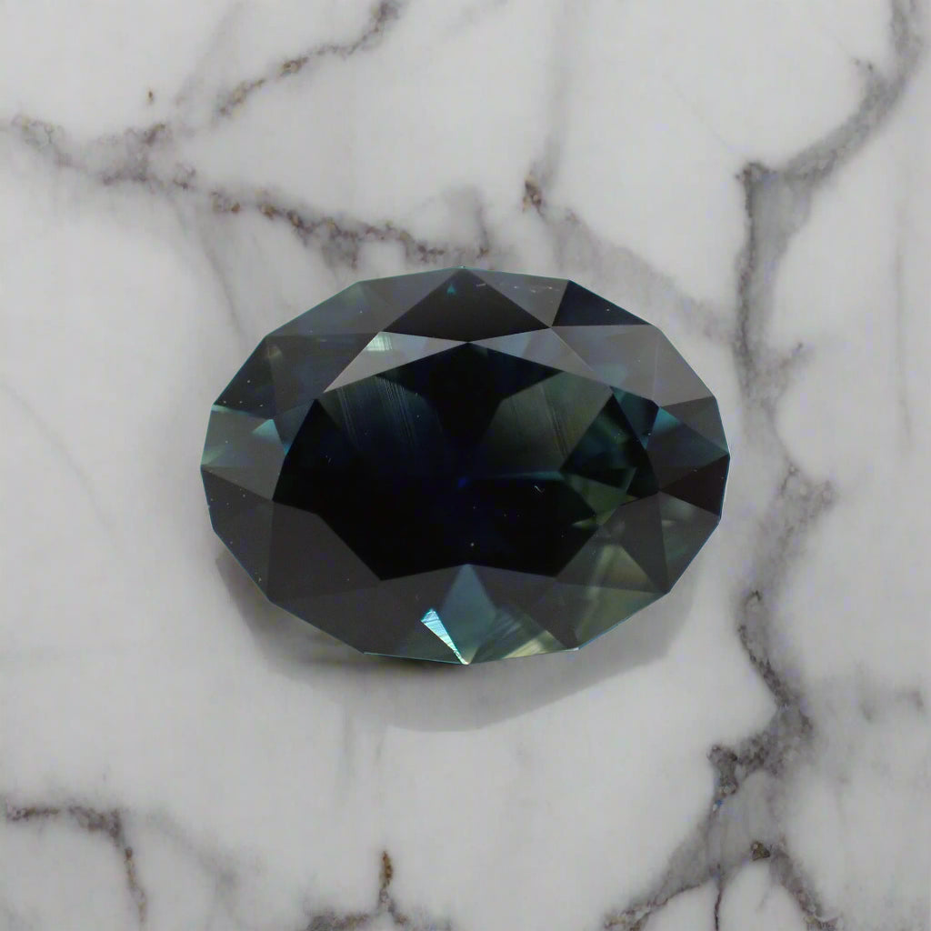 Australian Blue Parti Sapphire - Oval 1.11ct