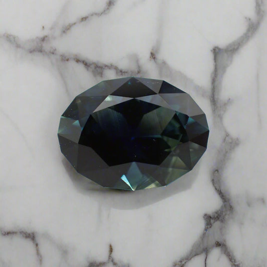 Australian Blue Parti Sapphire - Oval 1.11ct