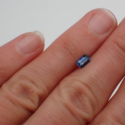 Australian Blue Sapphire - Emerald Cut 0.50ct
