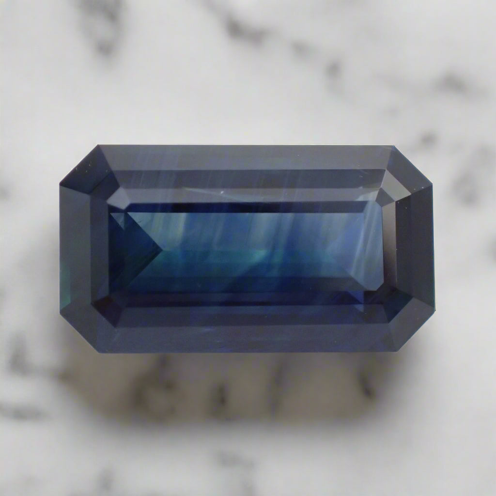 Australian Blue Sapphire - Emerald Cut 2.15ct
