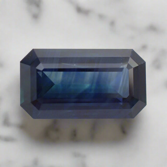 Australian Blue Sapphire - Emerald Cut 2.15ct