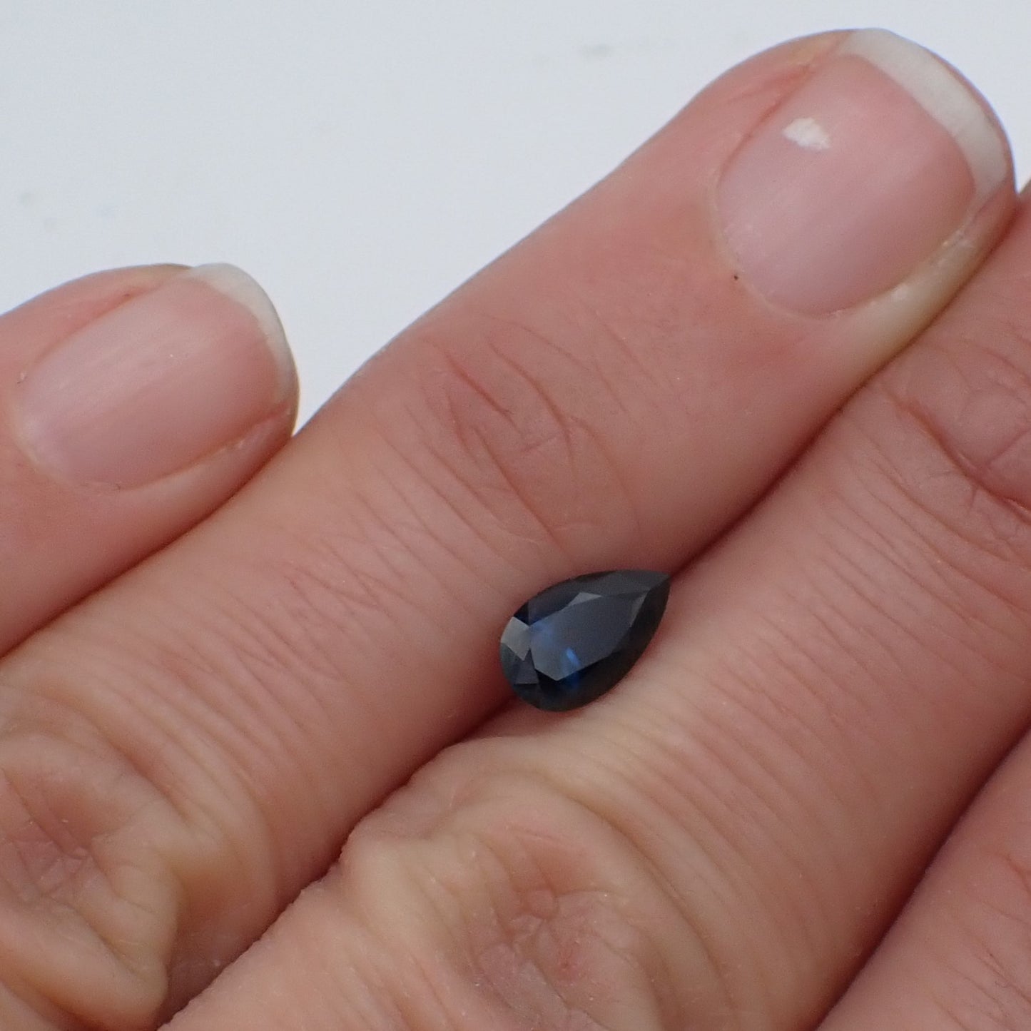 Australian Blue Sapphire - Pear Cut 0.84ct