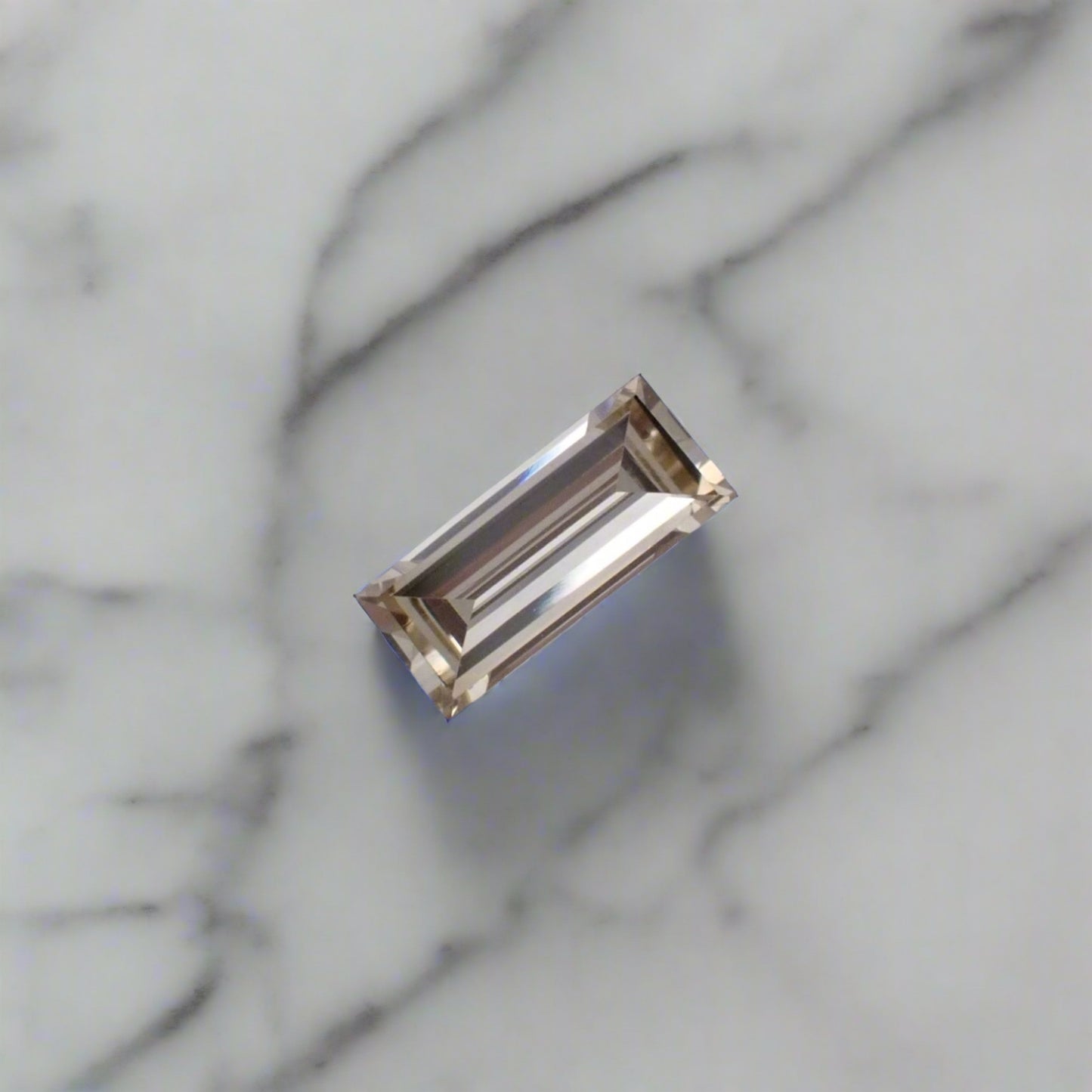 Australian Champagne Diamond - Baguette Cut 0.16ct