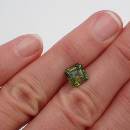 Australian Green Sapphire - Emerald Cut 2.63ct