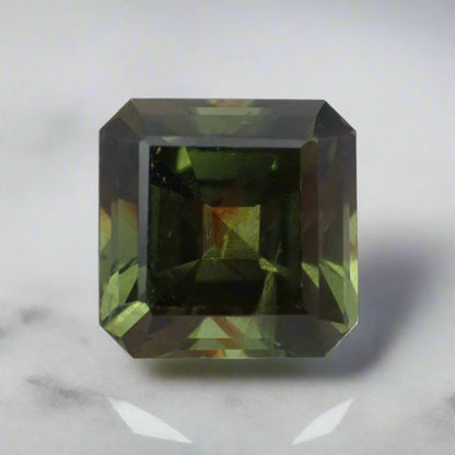 Australian Green Sapphire - Emerald Cut 2.63ct