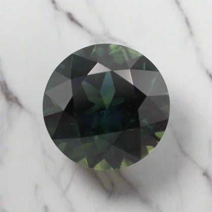Australian Green Parti Sapphire - Round Cut 1.93ct