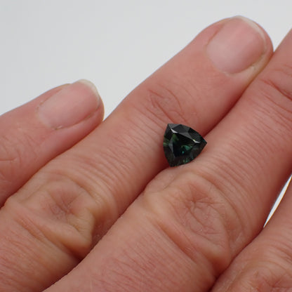 Australian Teal Parti Sapphire - Trilliant 1.38ct