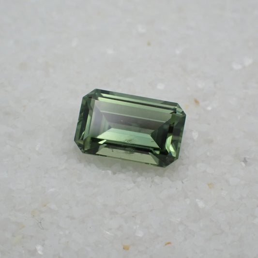 Australian Green Sapphire - Emerald Cut 0.57ct