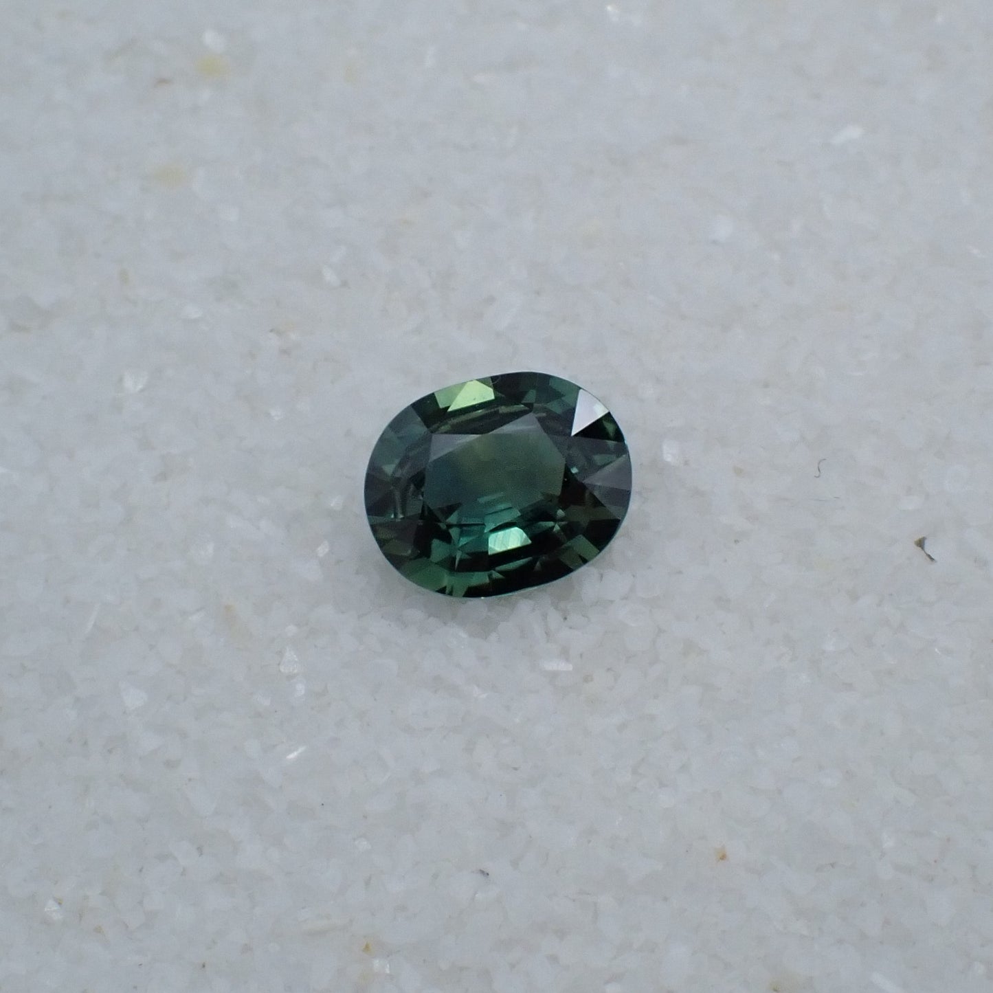 Australian Green Sapphire - Oval Cut 0.41ct